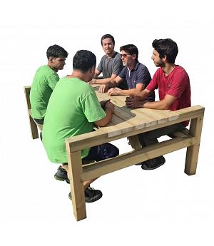 Mesa de picnic MASGAMES TOKIO madera para exterior,  USO PÚBLICO,   HORECA - MA500020
